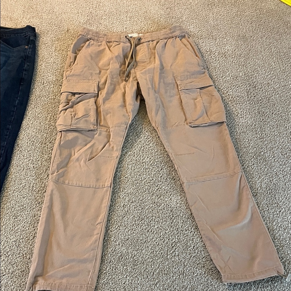 PacSun Men's Beige Cargo Pants